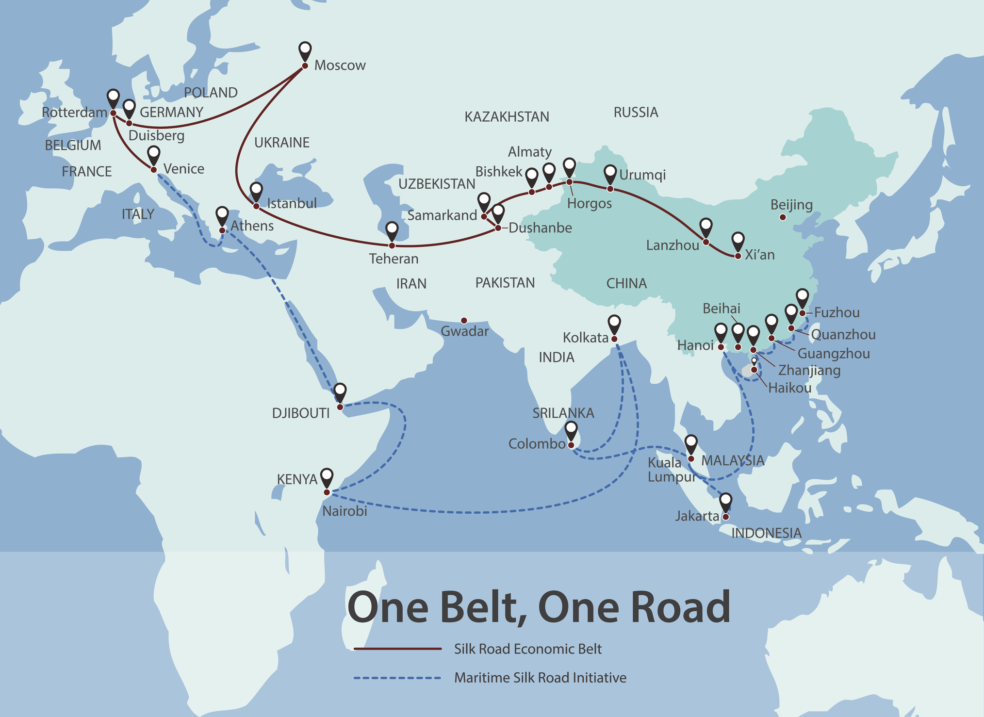4 sectors that may benefit from the growth prospects of China's One Belt, One Road initiative